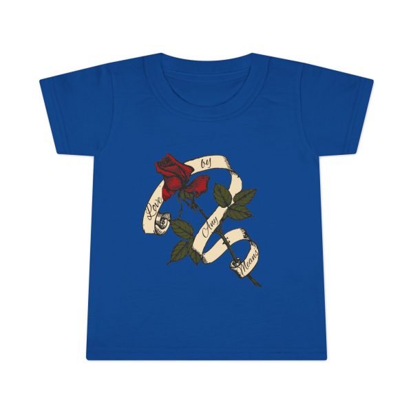 Toddler T-Shirt with Rose and Ribbon - Image 9