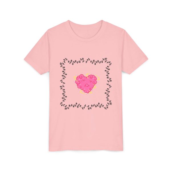 Cute Heart Kids T-Shirt - Image 3