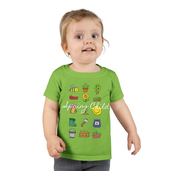 Spring Child Garden Toddler T-Shirt, Cute Kids Tee - Image 9