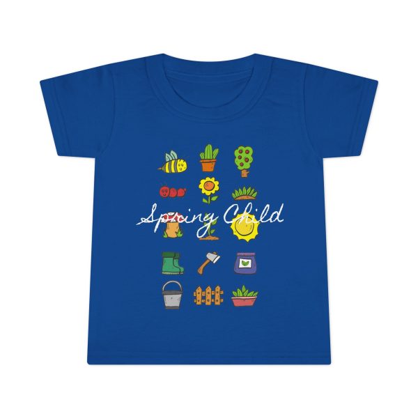 Spring Child Garden Toddler T-Shirt, Cute Kids Tee - Image 25