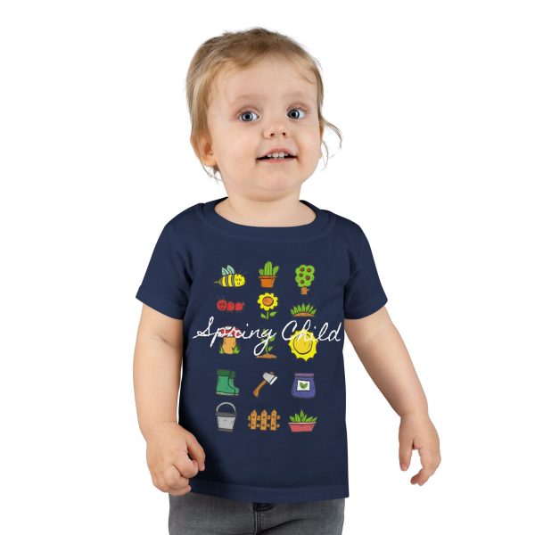 Spring Child Garden Toddler T-Shirt, Cute Kids Tee - Image 30