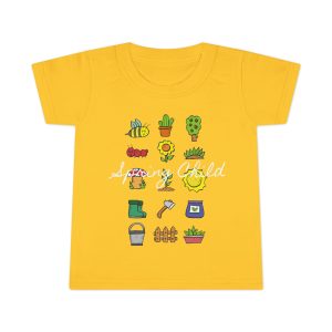 Spring Child Garden Toddler T-Shirt, Cute Kids Tee