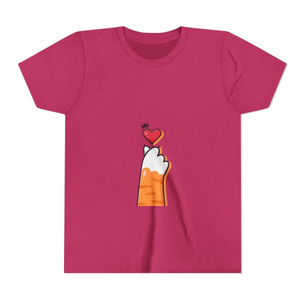 Heart Touch Youth Tee, Cute Kids Shirt - Image 33