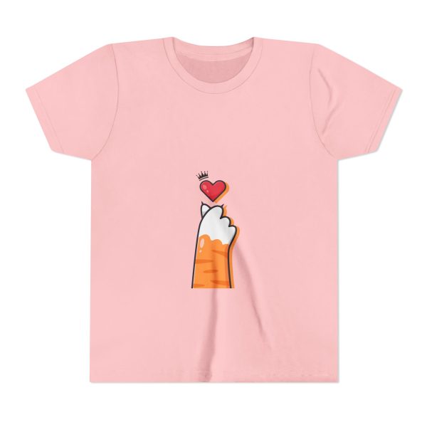 Heart Touch Youth Tee, Cute Kids Shirt - Image 37