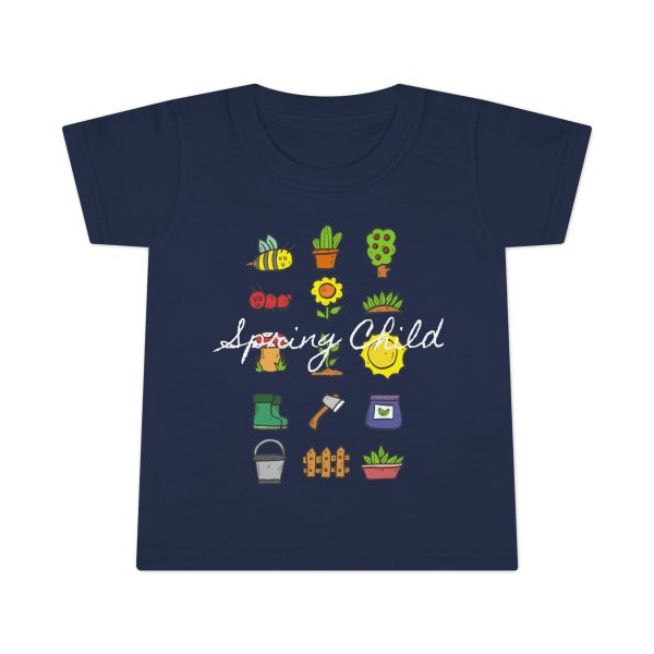 Spring Child Garden Toddler T-Shirt, Cute Kids Tee - Image 28