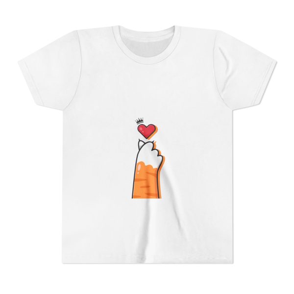 Heart Touch Youth Tee, Cute Kids Shirt - Image 5