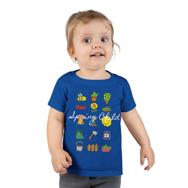 Spring Child Garden Toddler T-Shirt, Cute Kids Tee - Image 27