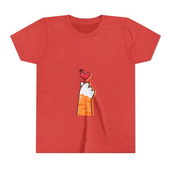 Heart Touch Youth Tee, Cute Kids Shirt - Image 41