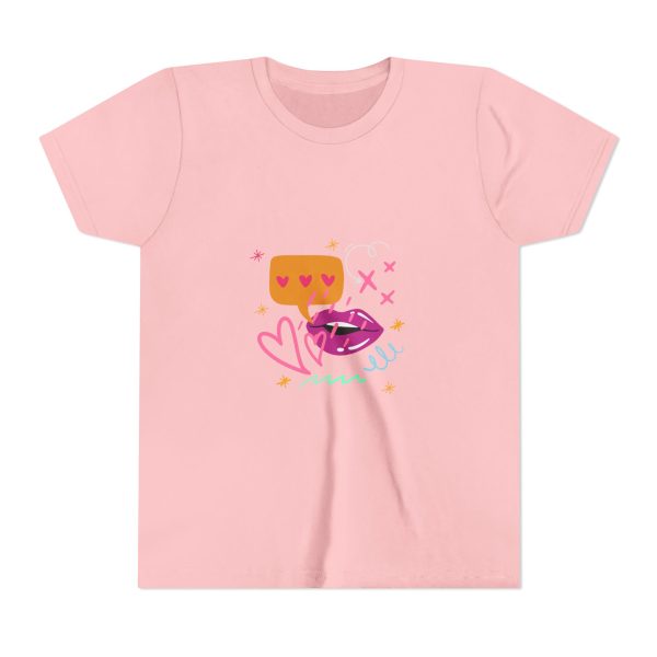 Cute Heart Conversation Youth Tee - Image 25
