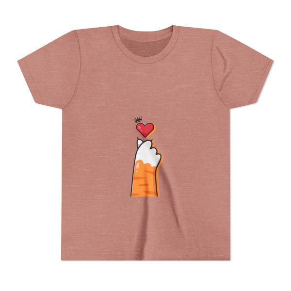 Heart Touch Youth Tee, Cute Kids Shirt - Image 13