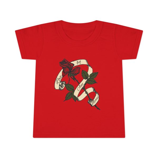 Toddler T-Shirt with Rose and Ribbon - Image 13