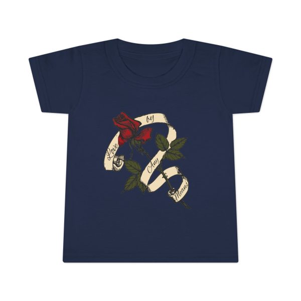 Toddler T-Shirt with Rose and Ribbon - Image 11