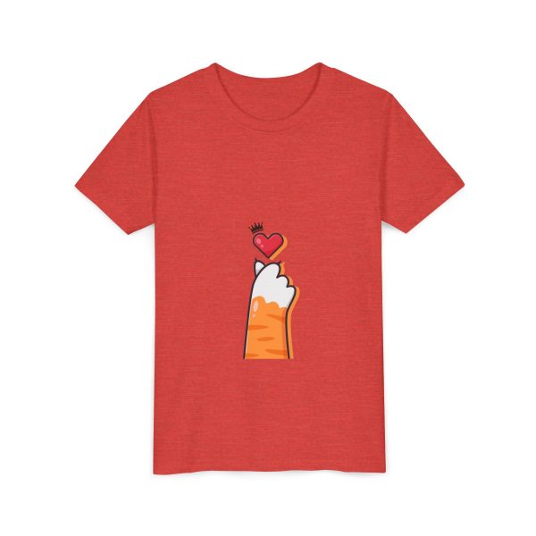 Heart Touch Youth Tee, Cute Kids Shirt - Image 43
