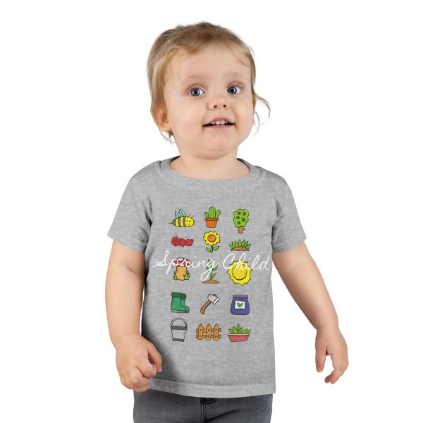 Spring Child Garden Toddler T-Shirt, Cute Kids Tee - Image 6