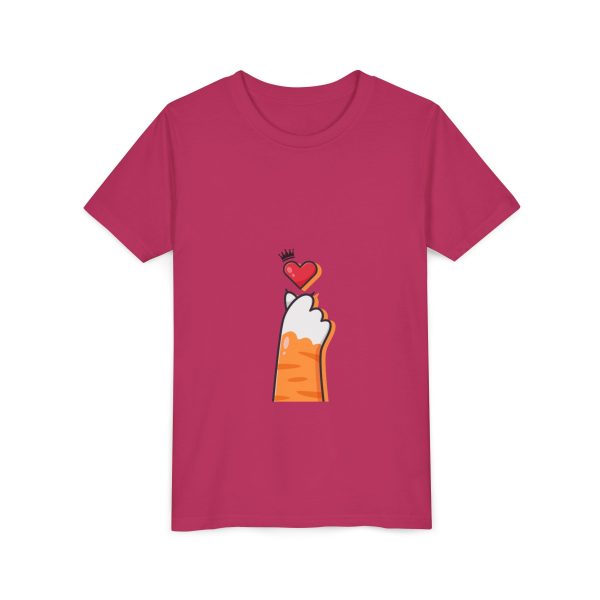 Heart Touch Youth Tee, Cute Kids Shirt - Image 35