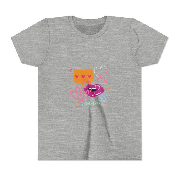Cute Heart Conversation Youth Tee - Image 17