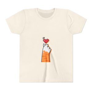 Heart Touch Youth Tee, Cute Kids Shirt