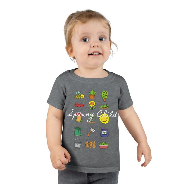Spring Child Garden Toddler T-Shirt, Cute Kids Tee - Image 12