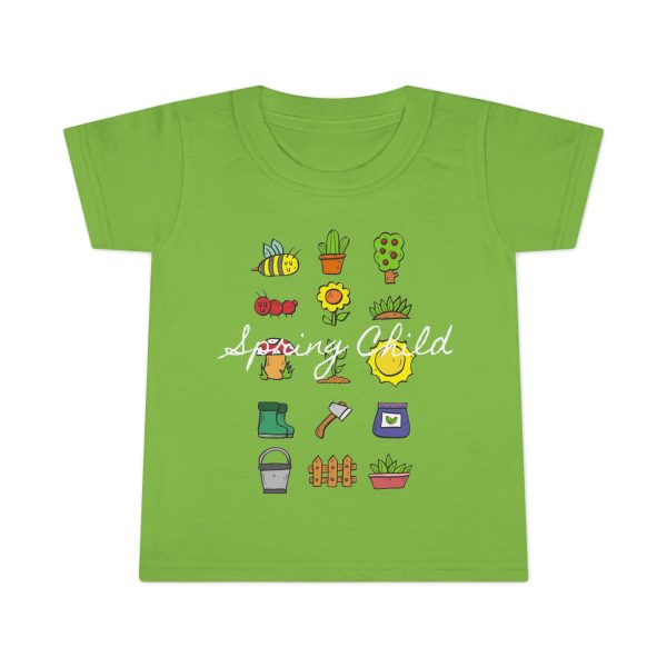 Spring Child Garden Toddler T-Shirt, Cute Kids Tee - Image 7