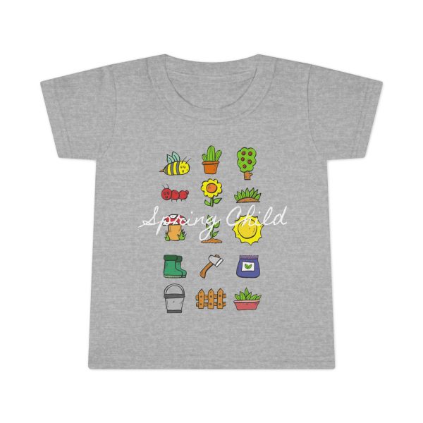 Spring Child Garden Toddler T-Shirt, Cute Kids Tee - Image 4