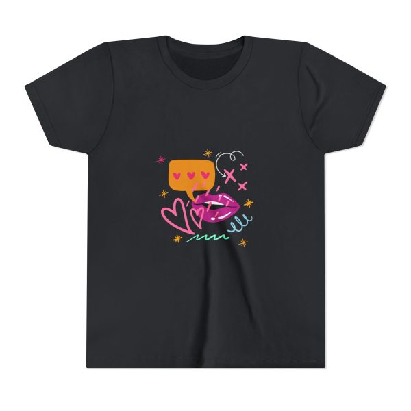 Cute Heart Conversation Youth Tee - Image 13