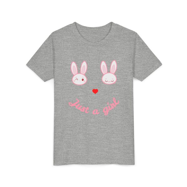 Just a Girl Bunny Design Tee - Image 11